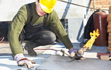 Penwyllt flat roof construction